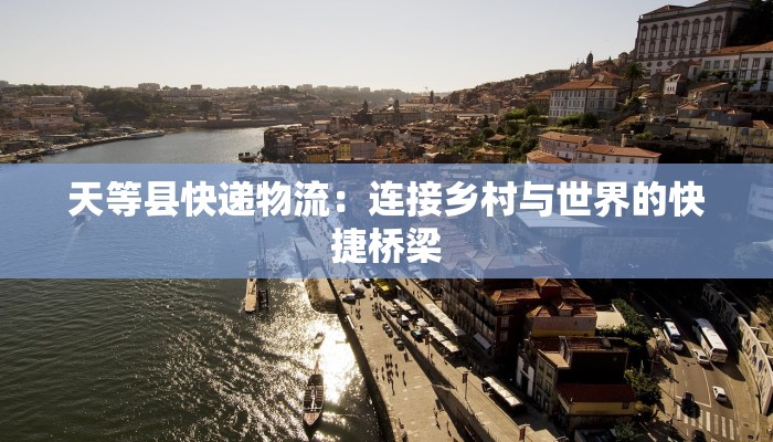 天等县快递物流：连接乡村与世界的快捷桥梁