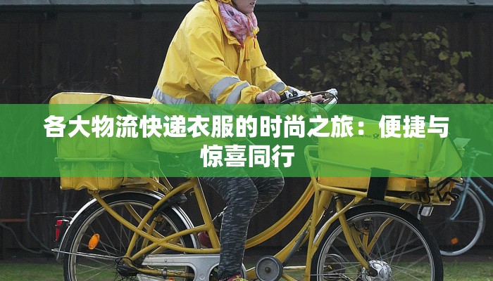 各大物流快递衣服的时尚之旅:便捷与惊喜同行