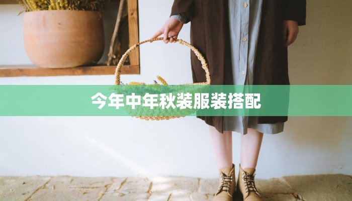 今年中年秋装服装搭配