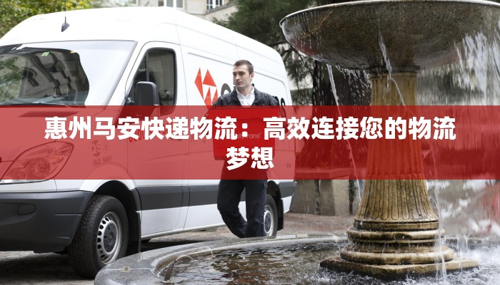 惠州马安快递物流：高效连接您的物流梦想