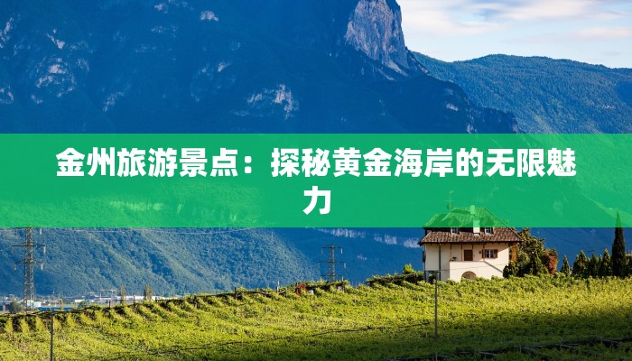 金州旅游景点：探秘黄金海岸的无限魅力