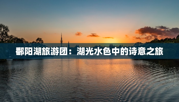 鄱阳湖旅游团：湖光水色中的诗意之旅