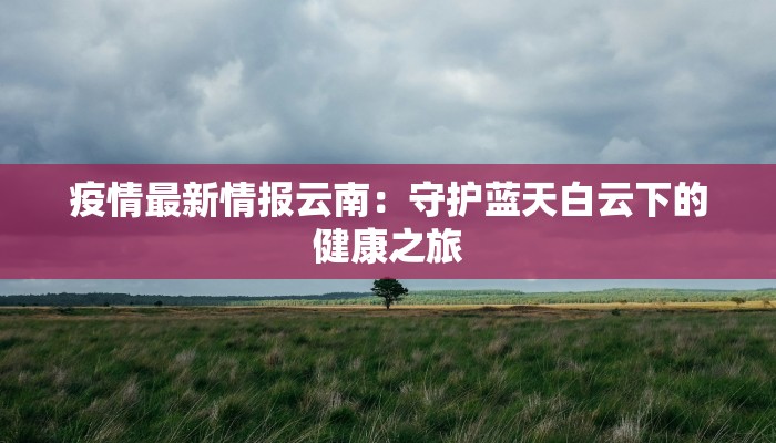 疫情最新情报云南：守护蓝天白云下的健康之旅
