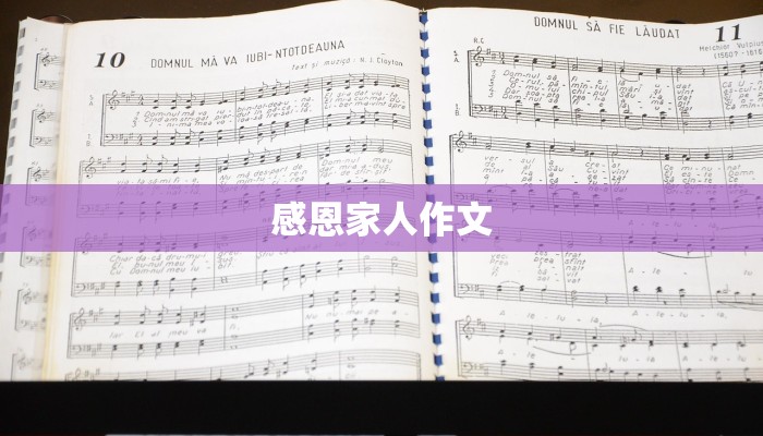 感恩家人作文