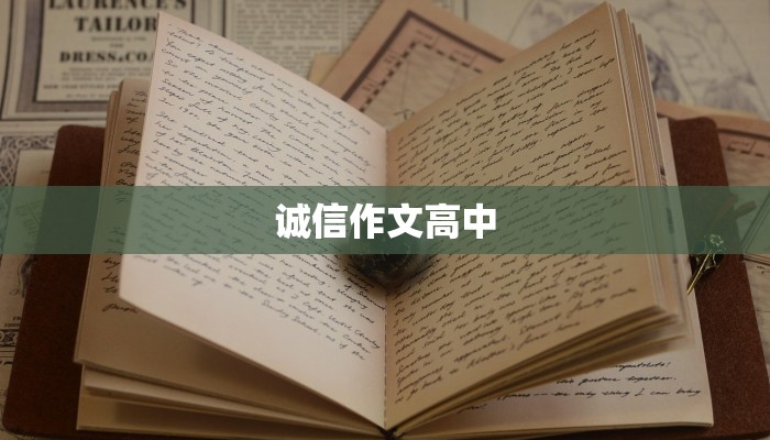 诚信作文高中