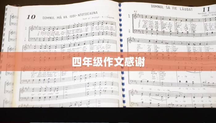 四年级作文感谢