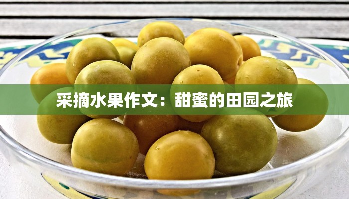 采摘水果作文：甜蜜的田园之旅