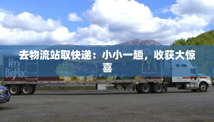 去物流站取快递：小小一趟，收获大惊喜